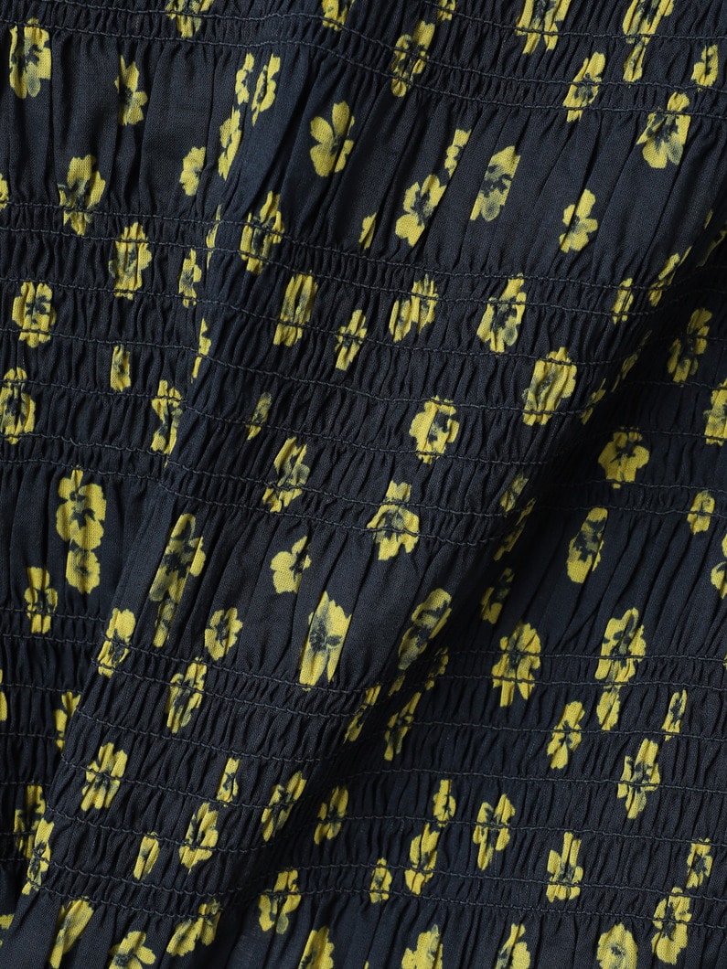 ノラ プリント トップ 詳細画像 navy 3