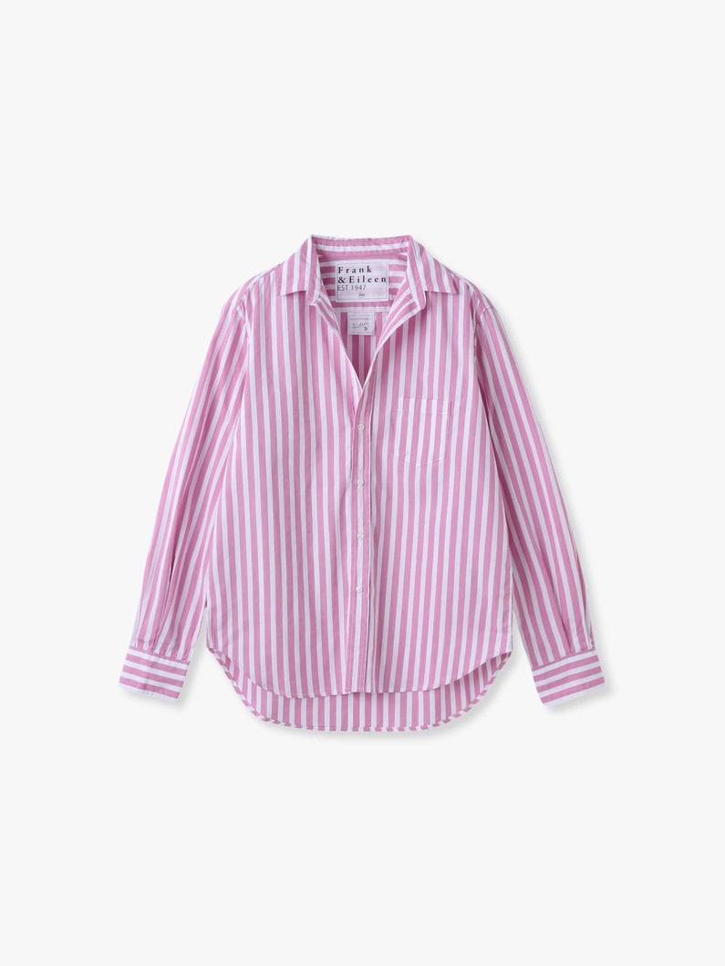 アイリーン ワイドストライプ シャツ（ピンク） 詳細画像 pink 3