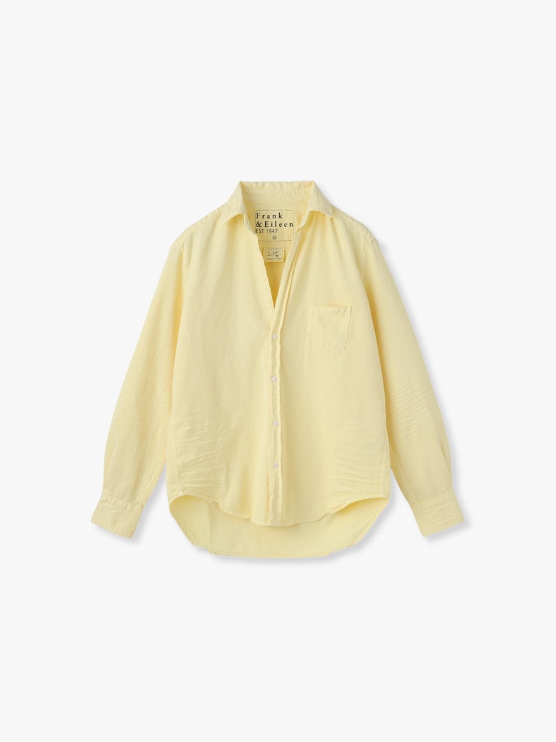 アイリーン イタリアンカラー フェイマス デニムシャツ 詳細画像 yellow 1