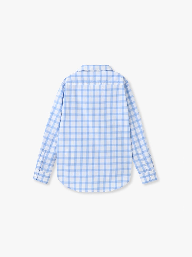 アイリーン ギンガムチェック シャツ（ライトブルー） 詳細画像 light blue 1