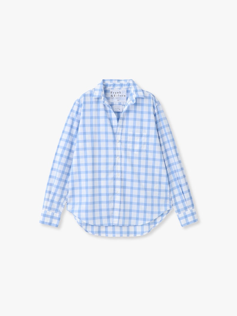 アイリーン ギンガムチェック シャツ（ライトブルー） 詳細画像 light blue 1