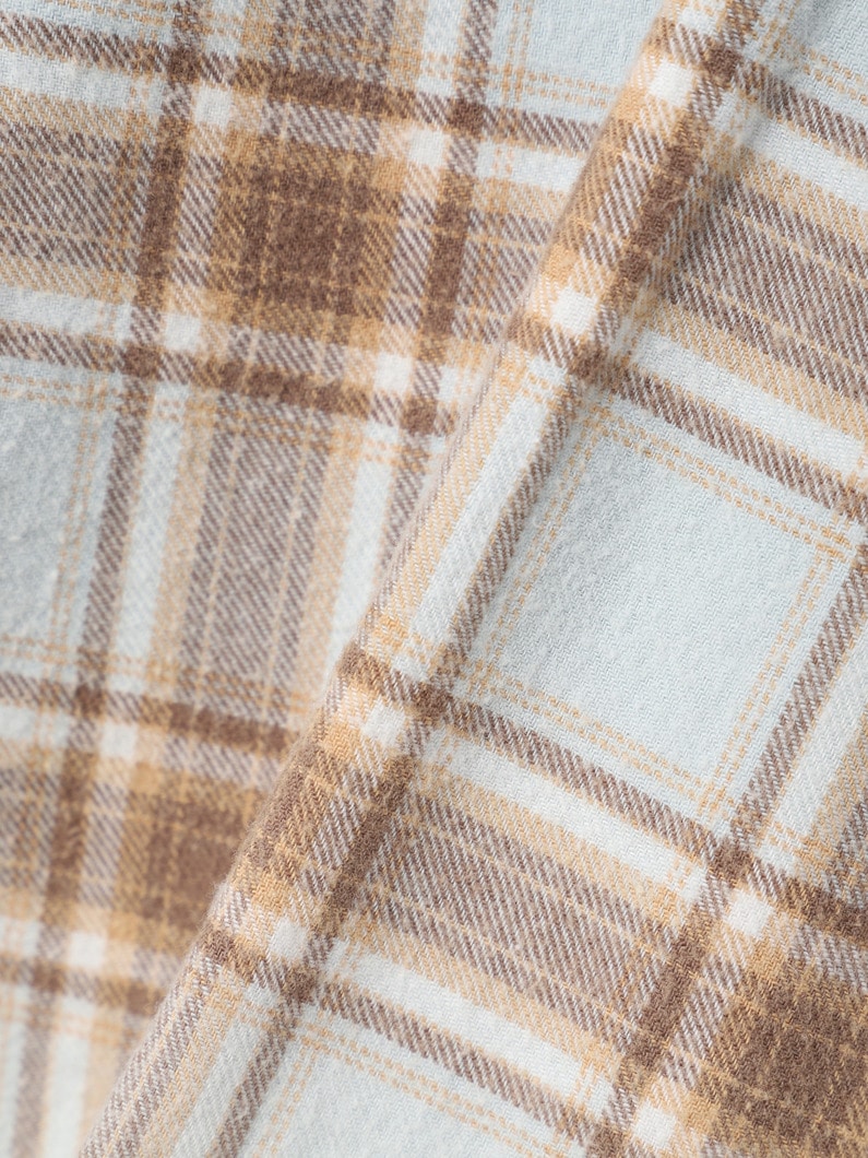 フランネル フェード チェックシャツ 詳細画像 blue 3