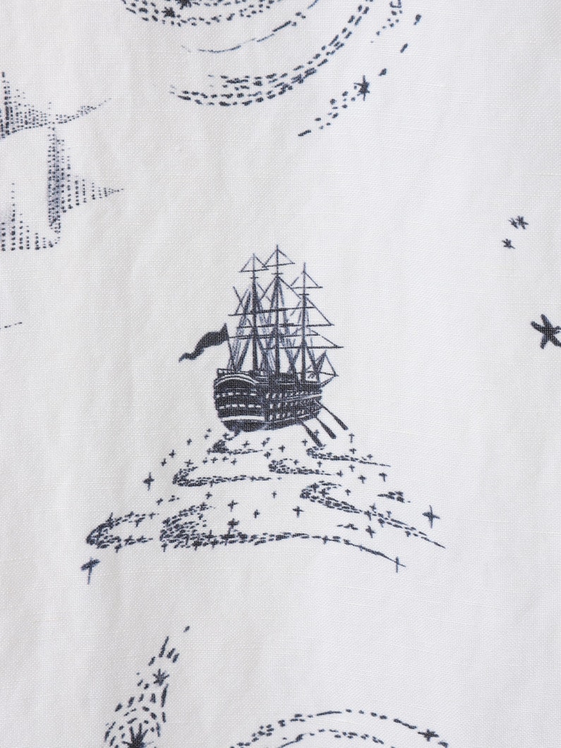 コスモ ショートスリーブ オープンカラーシャツ 詳細画像 off white 3