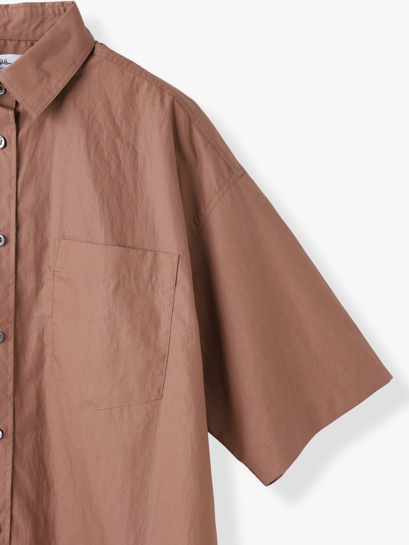 タイプライター ビッグ シャツ 詳細画像 brown 2
