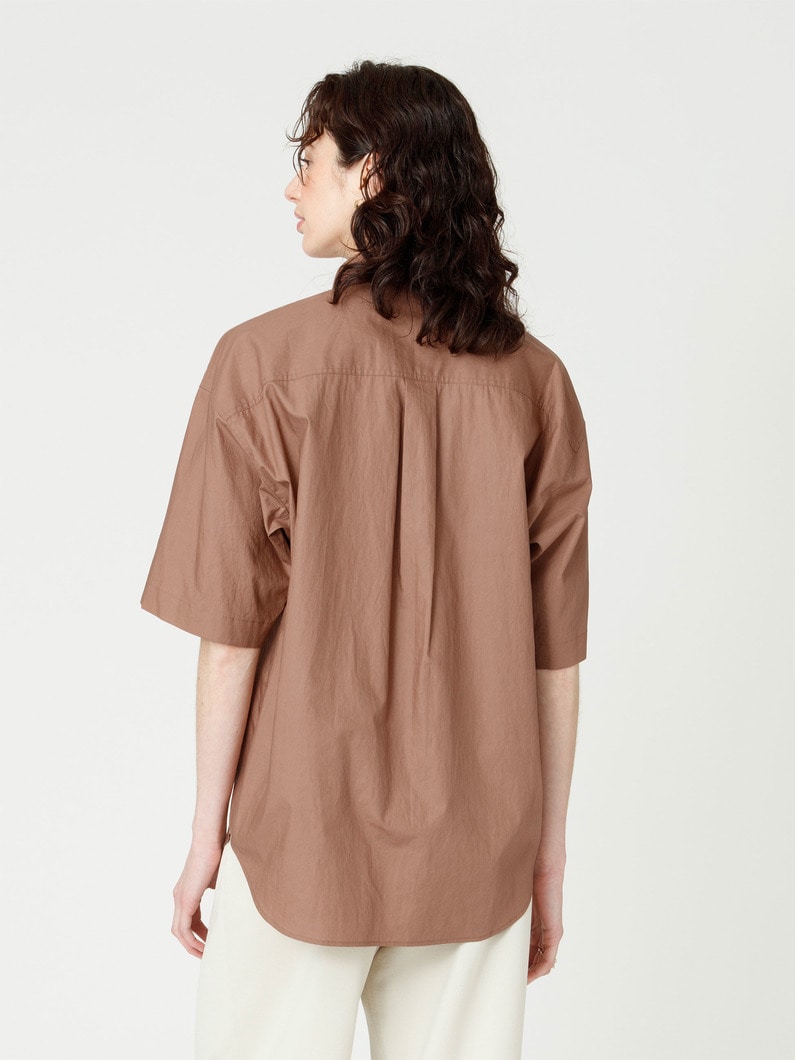 タイプライター ビッグ シャツ 詳細画像 brown 2