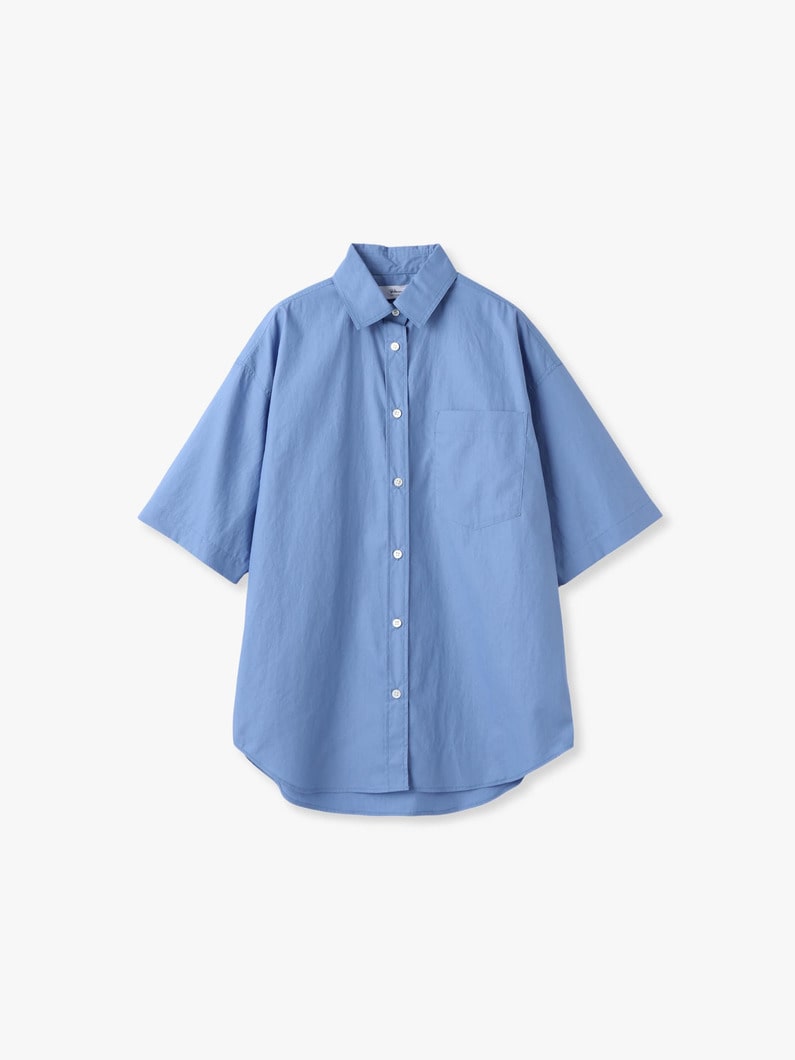 タイプライター ビッグ シャツ 詳細画像 blue 4