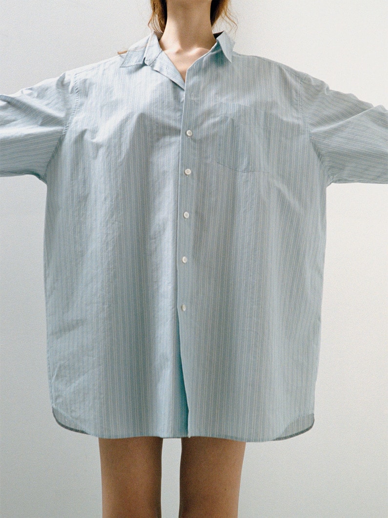 オーバーサイズ シャツ（ブルー） 詳細画像 blue 2