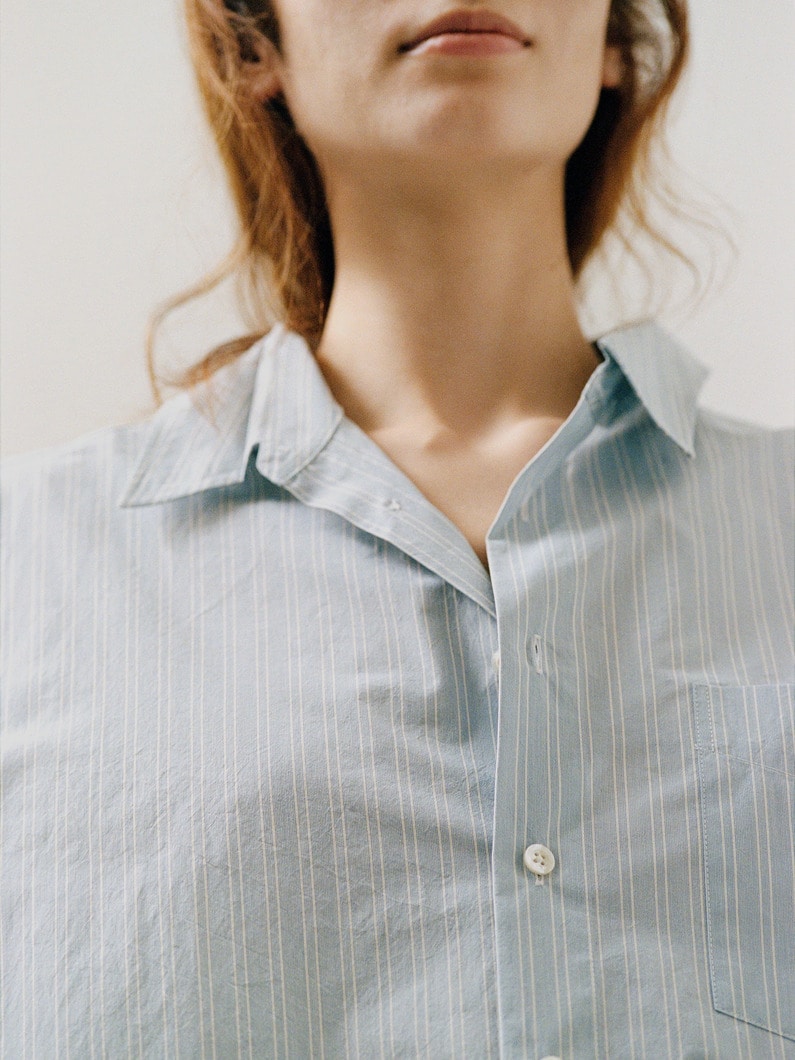 オーバーサイズ シャツ（ブルー） 詳細画像 blue 4