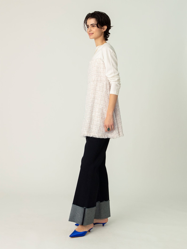 ツイード キャミソール トップ 詳細画像 ivory 2