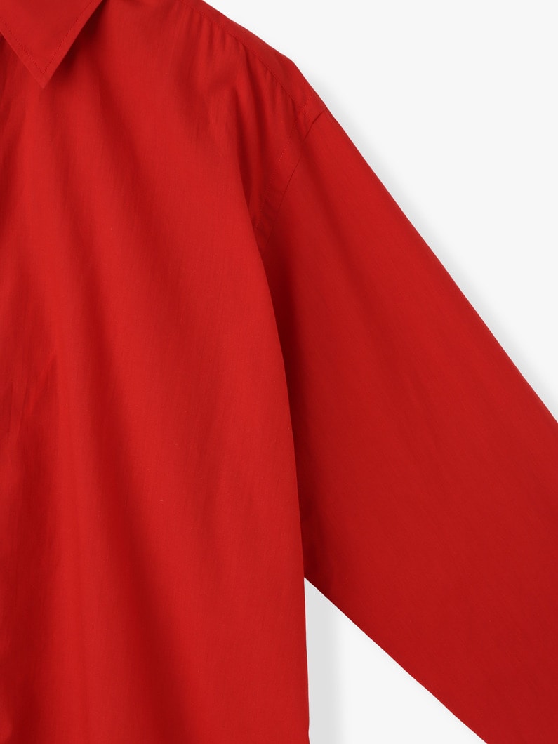 スーパー ファインコットン ローン シャツ 詳細画像 red 2