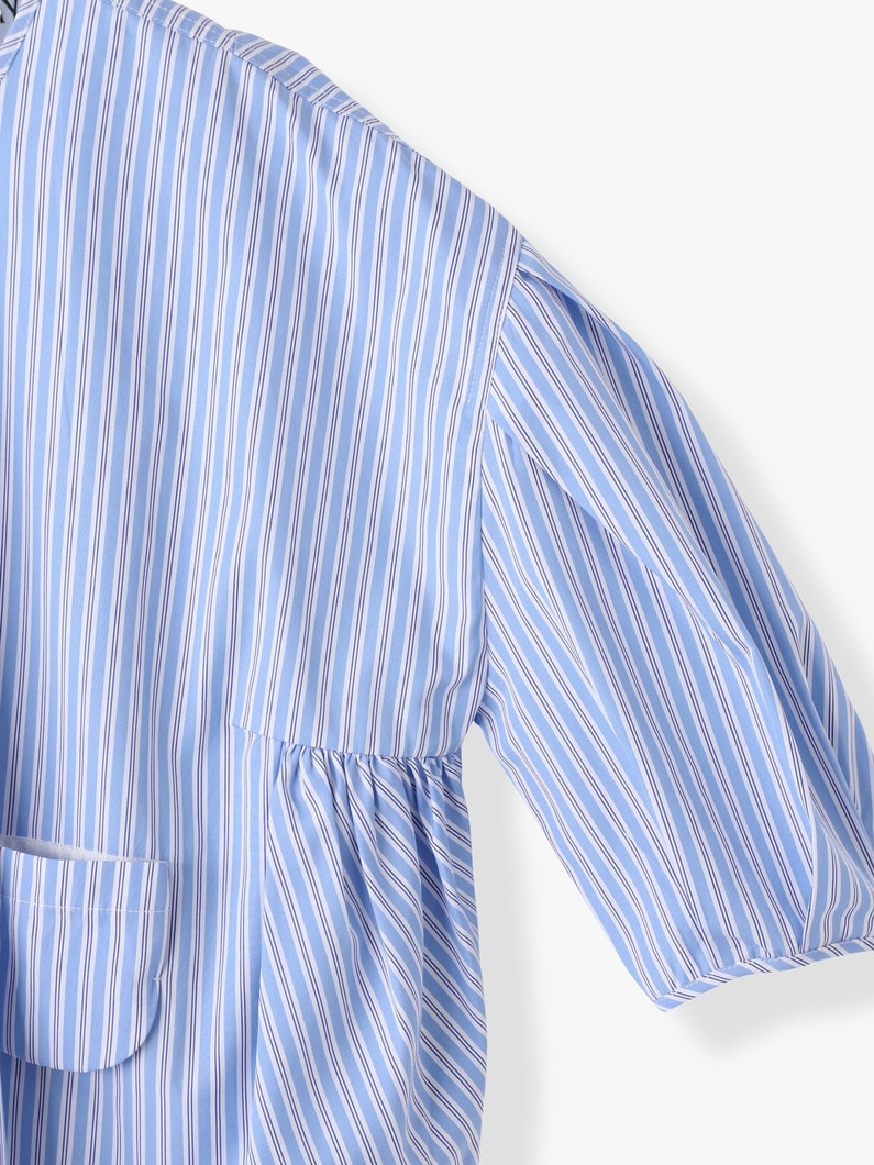 ストライプ ブラウス 詳細画像 blue 2