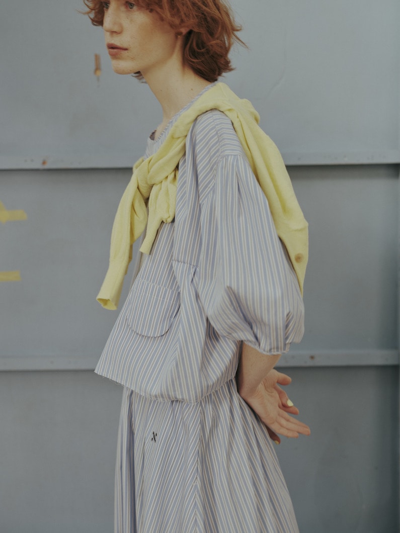 ストライプ ブラウス 詳細画像 blue 1