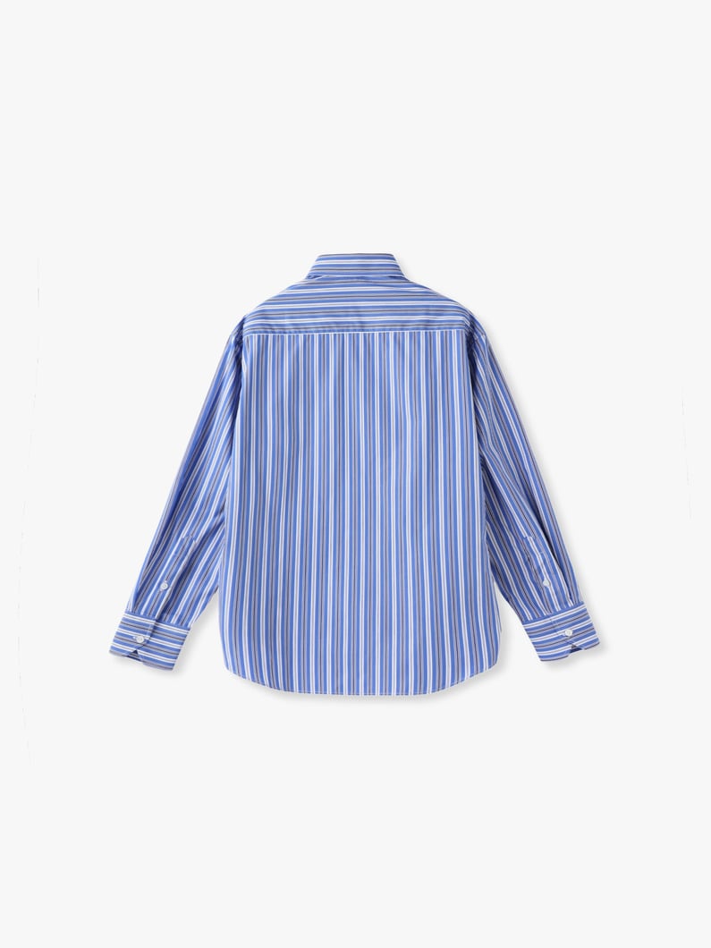 オックスフォード ストライプ シャツ 詳細画像 green 1