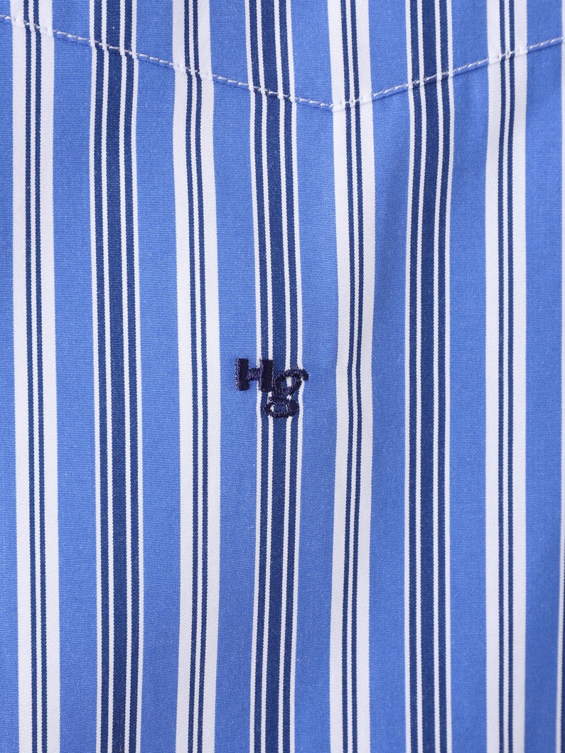 オックスフォード ストライプ シャツ 詳細画像 green 4