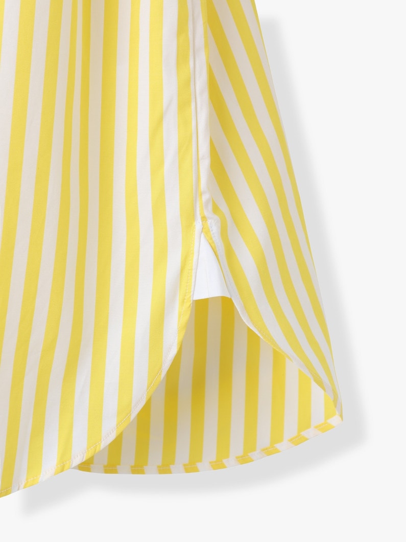 ジュール エシェル バニー ストライプ コットン シャツ（イエロー） 詳細画像 yellow 3