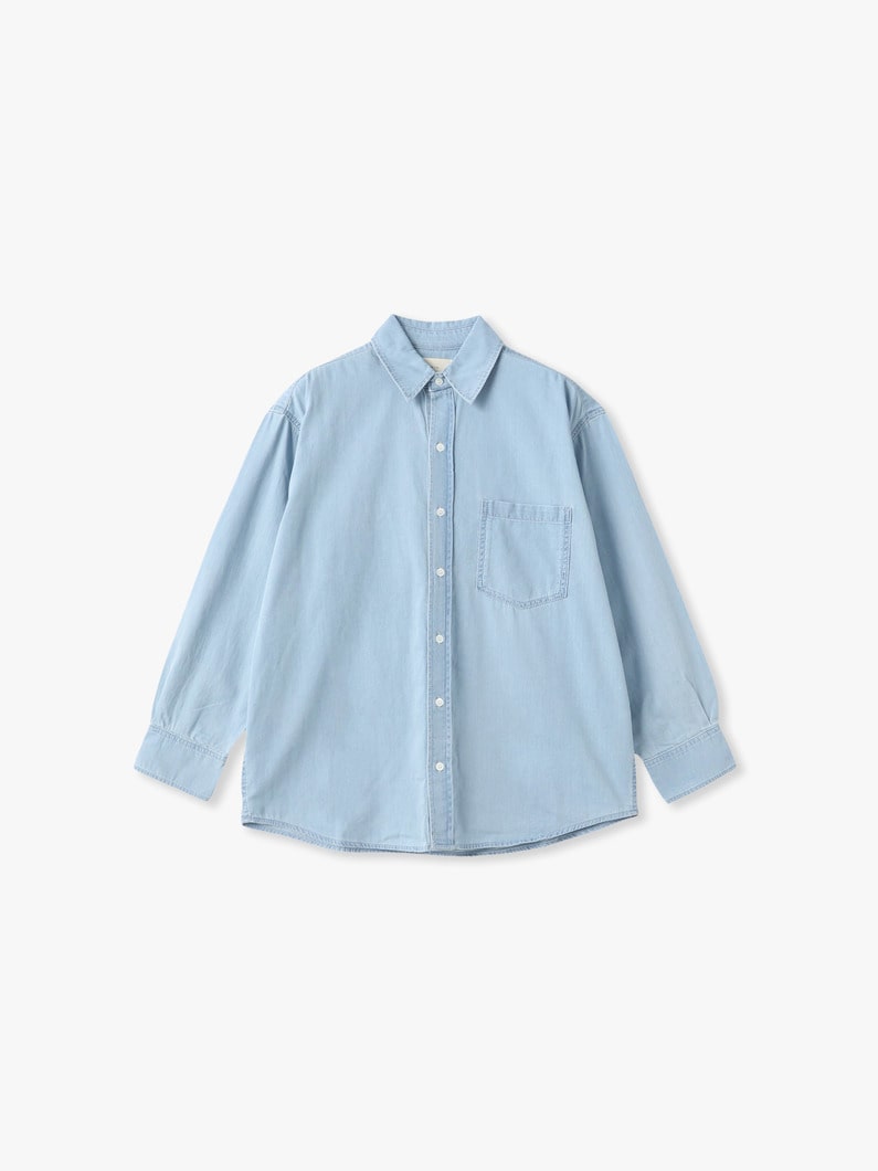 アリス デニム シャツ 詳細画像 light blue 1