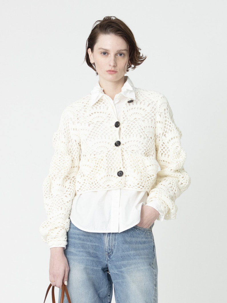 レイヤード カラー クラシック シャツ 詳細画像 white 2