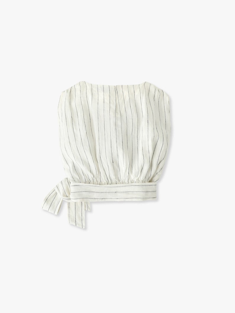 シャーンストライプ トップ 詳細画像 off white 1