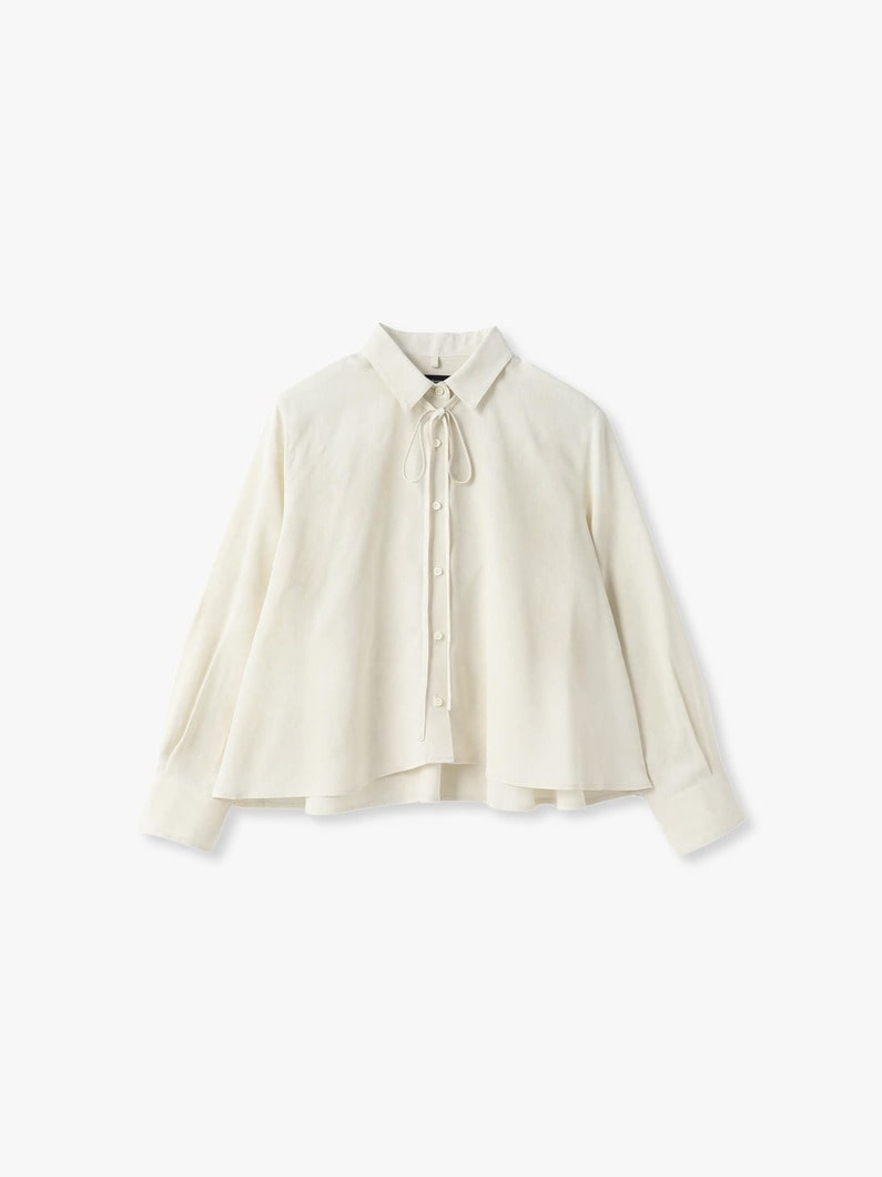 フラワー ビス ジャカード シャツ 詳細画像 ivory 3