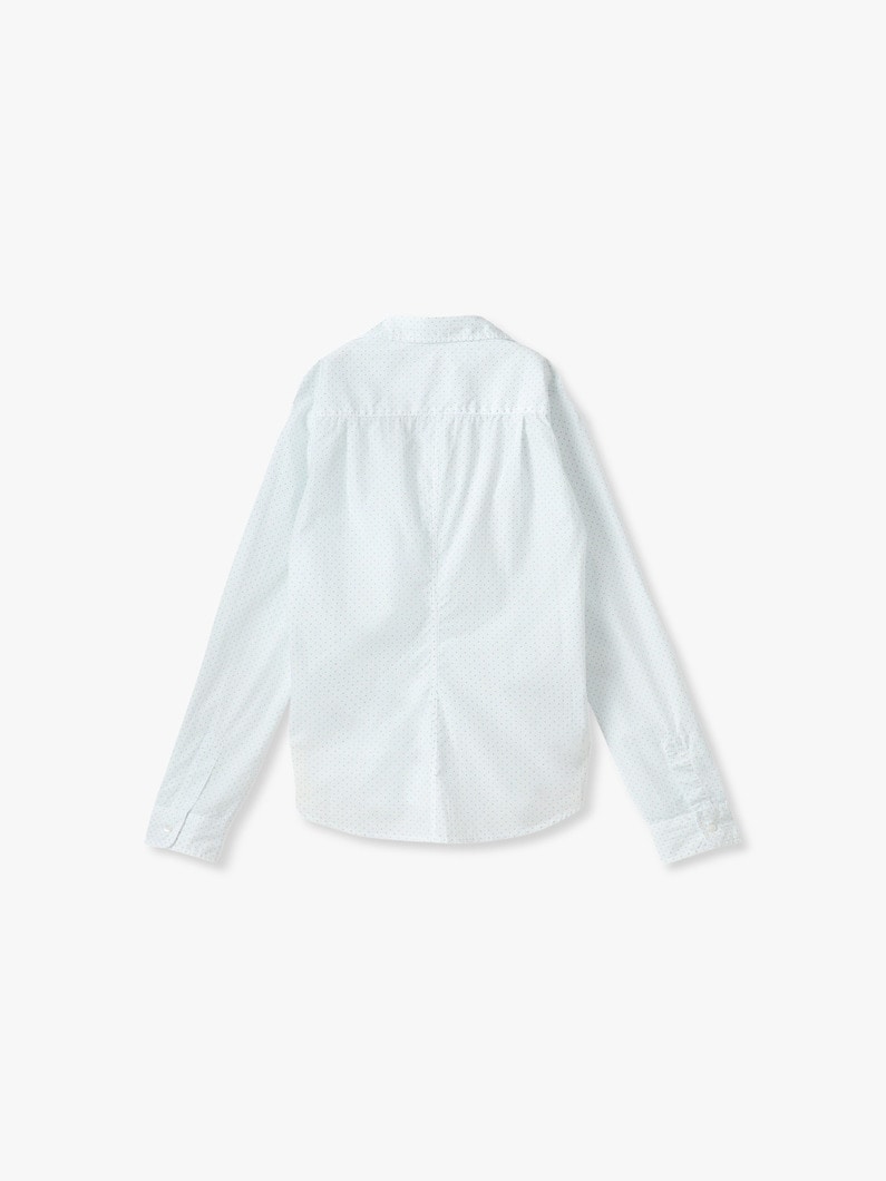 バリー イタリアンコットン ポルカドッツ シャツ 詳細画像 white pattern 1
