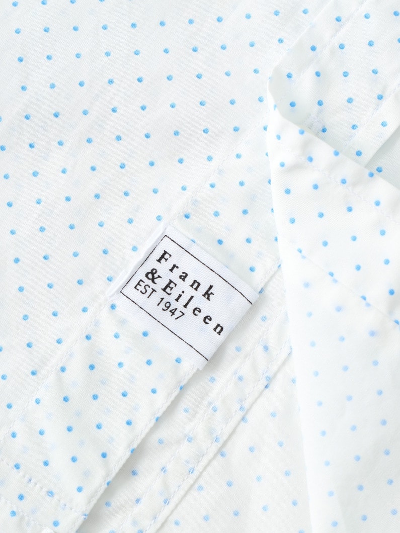バリー イタリアンコットン ポルカドッツ シャツ 詳細画像 white pattern 3