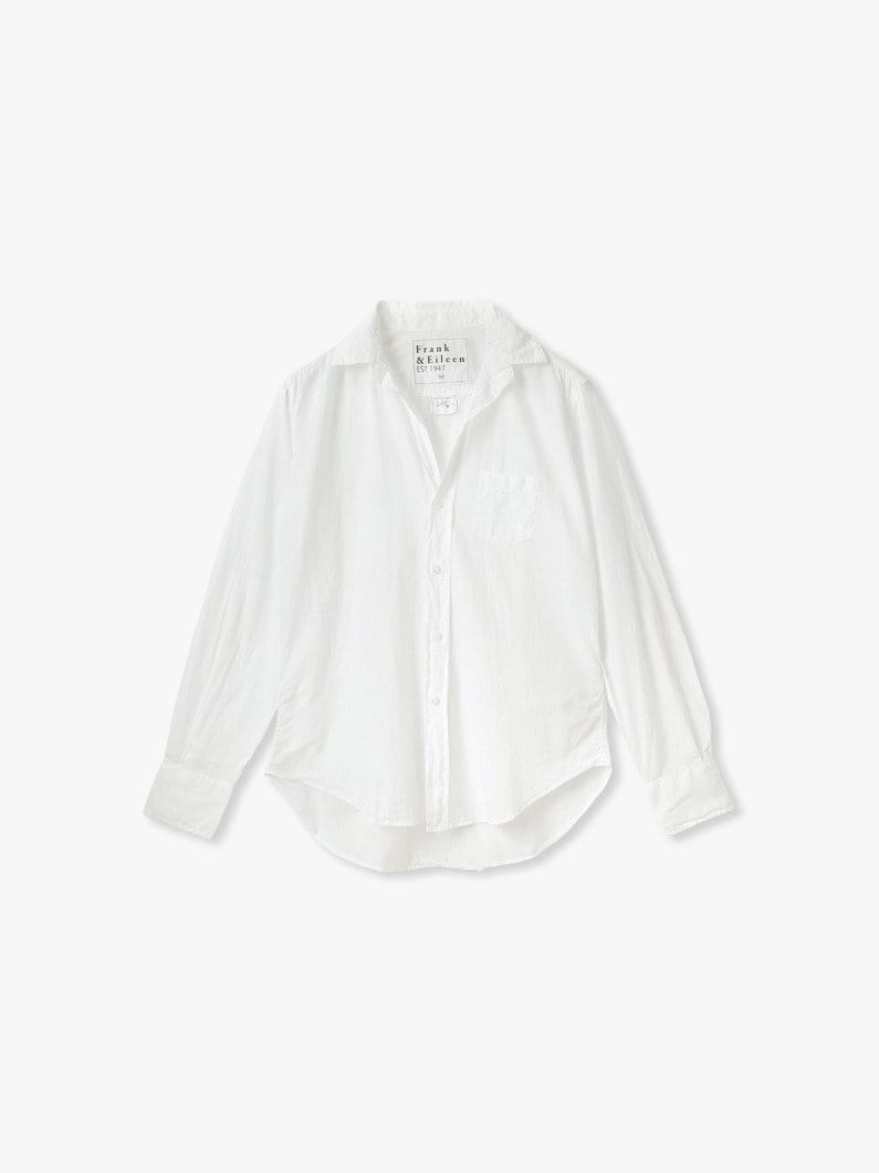 アイリーン コットンボイル シャツ 詳細画像 white 5