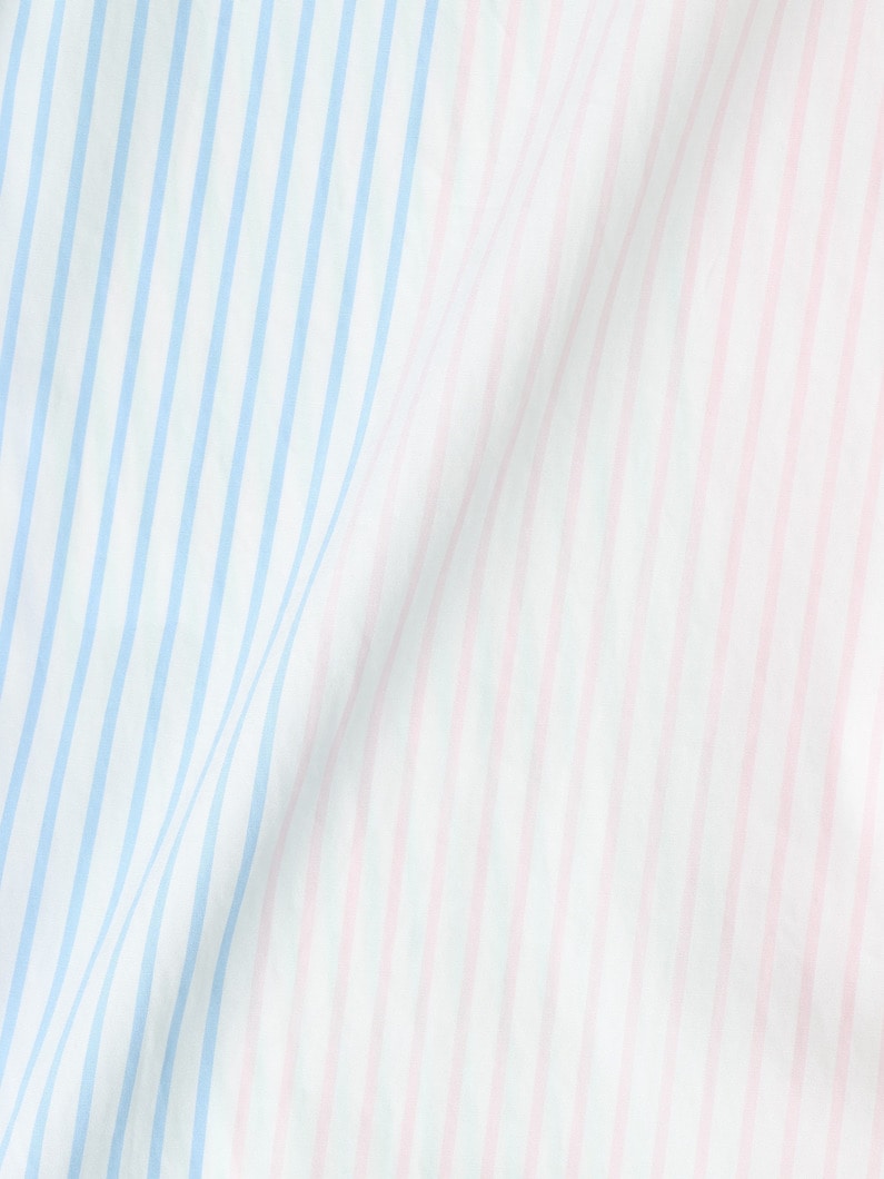 シャーリー イタリアンコットン シャツ（ストライプ） 詳細画像 light pink 4
