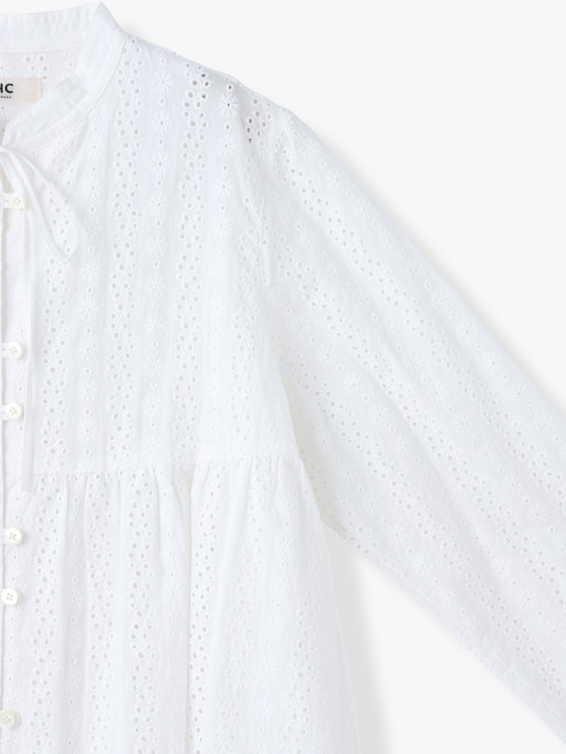 カットワーク ブラウス 詳細画像 white 2