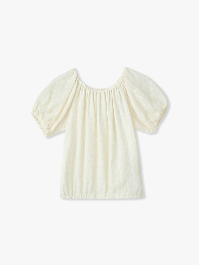 レース オフショルダー ブラウス 詳細画像 white 3
