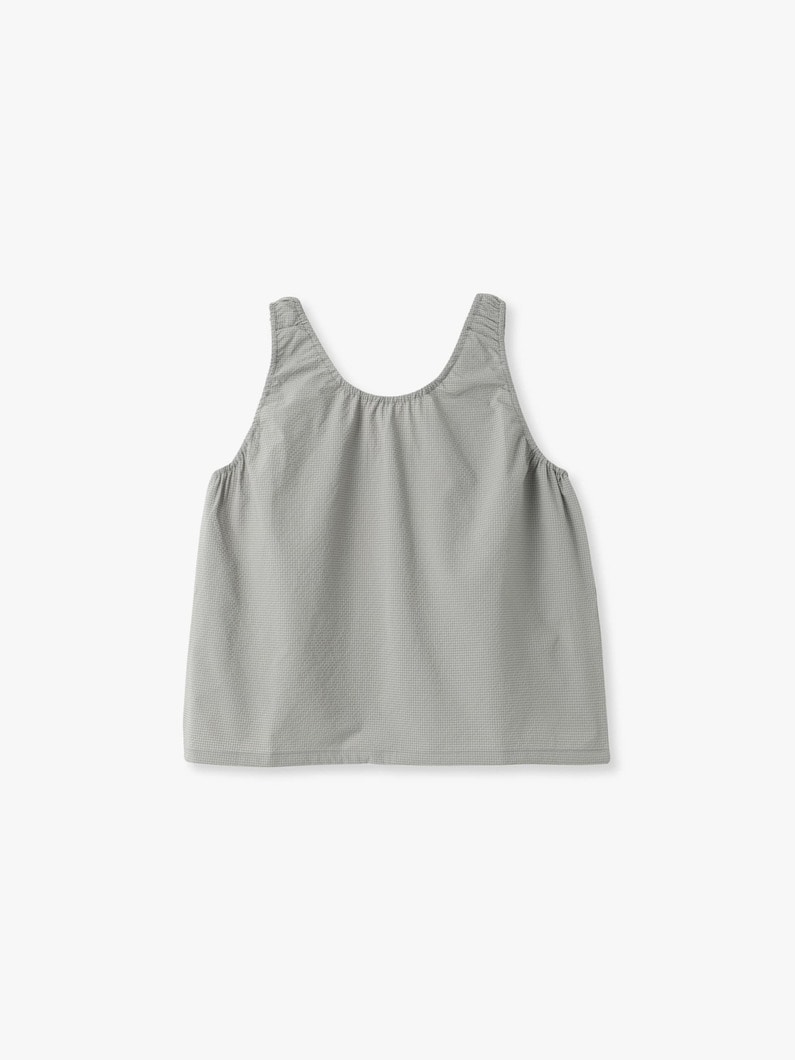 ギャザー スリーブレス トップ 詳細画像 gray 4