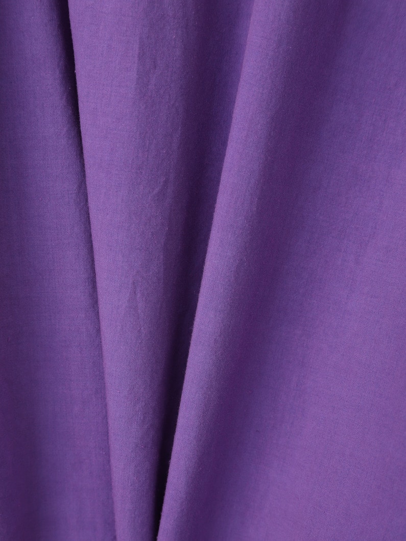 コットン シルク オーバーサイズ シャツ（レッド/パープル） 詳細画像 purple 3