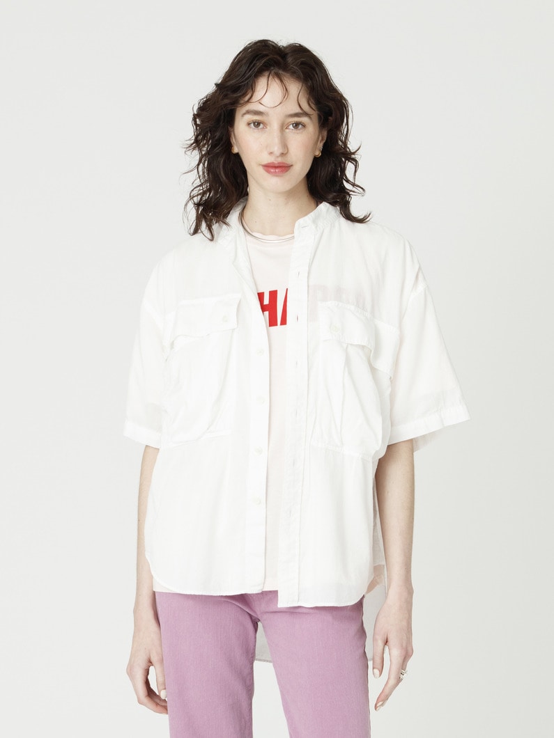 ダブルポケット シャツ 詳細画像 white 1