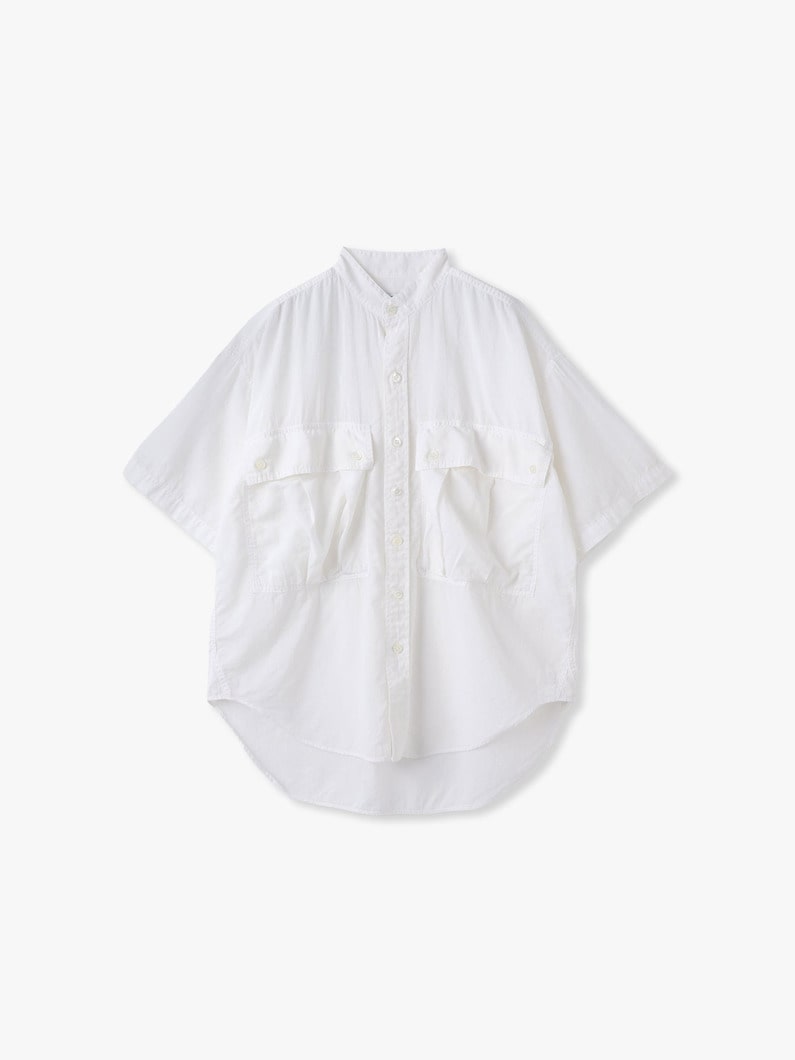ダブルポケット シャツ 詳細画像 white 4