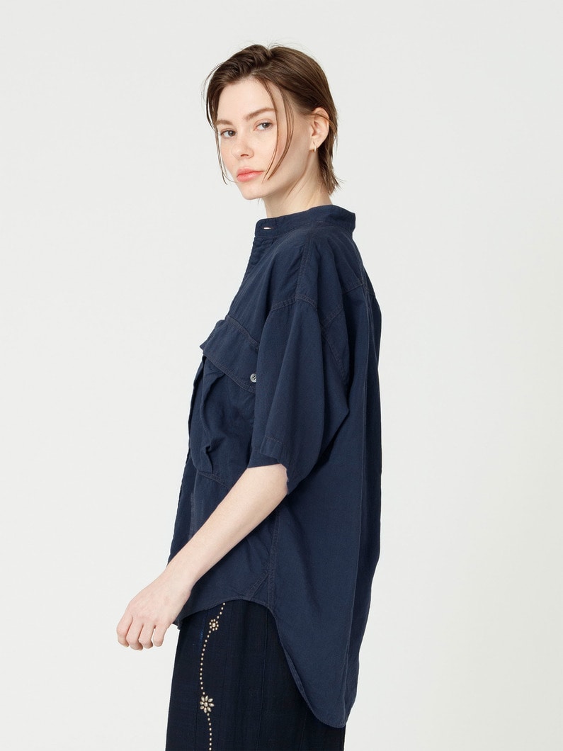 ダブルポケット シャツ 詳細画像 navy 2