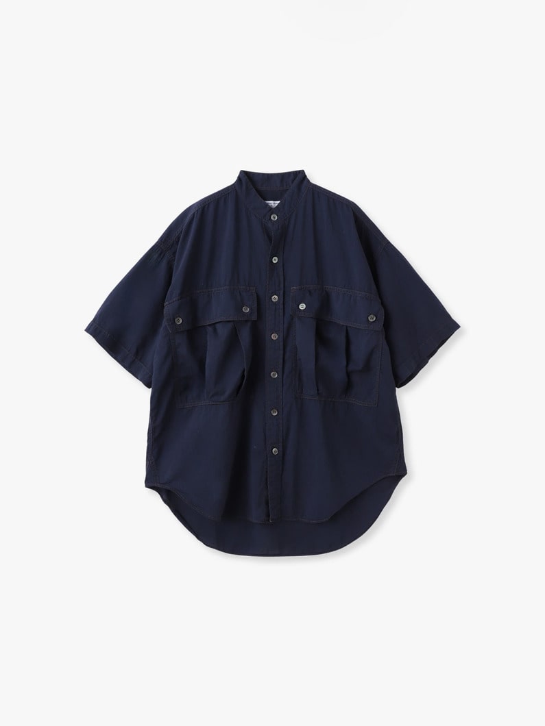 ダブルポケット シャツ 詳細画像 navy 5