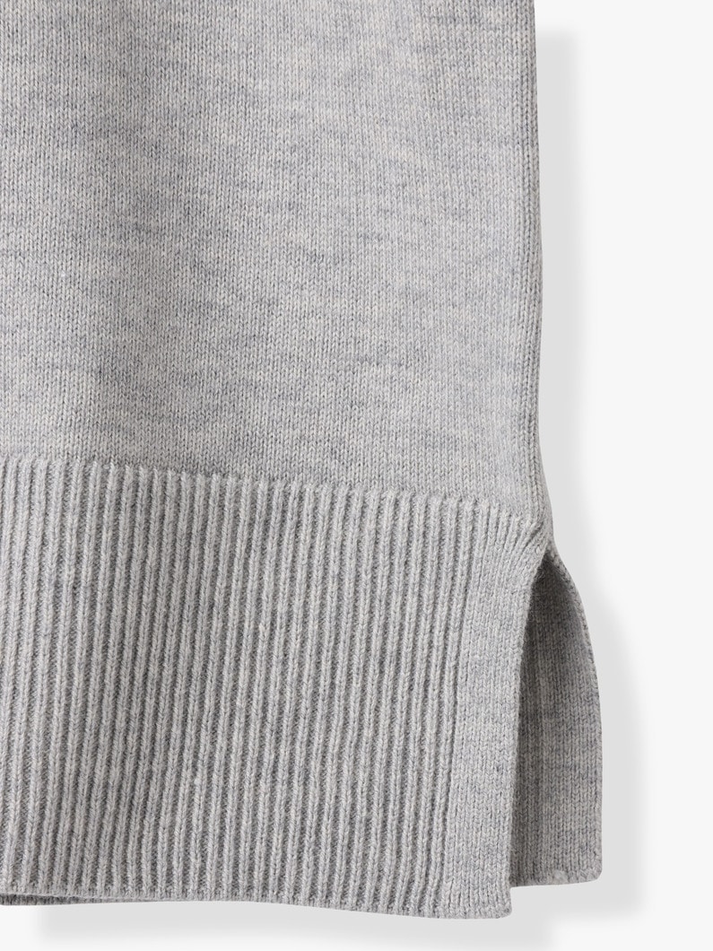 ポロカラー ニットプルオーバー 詳細画像 gray 3