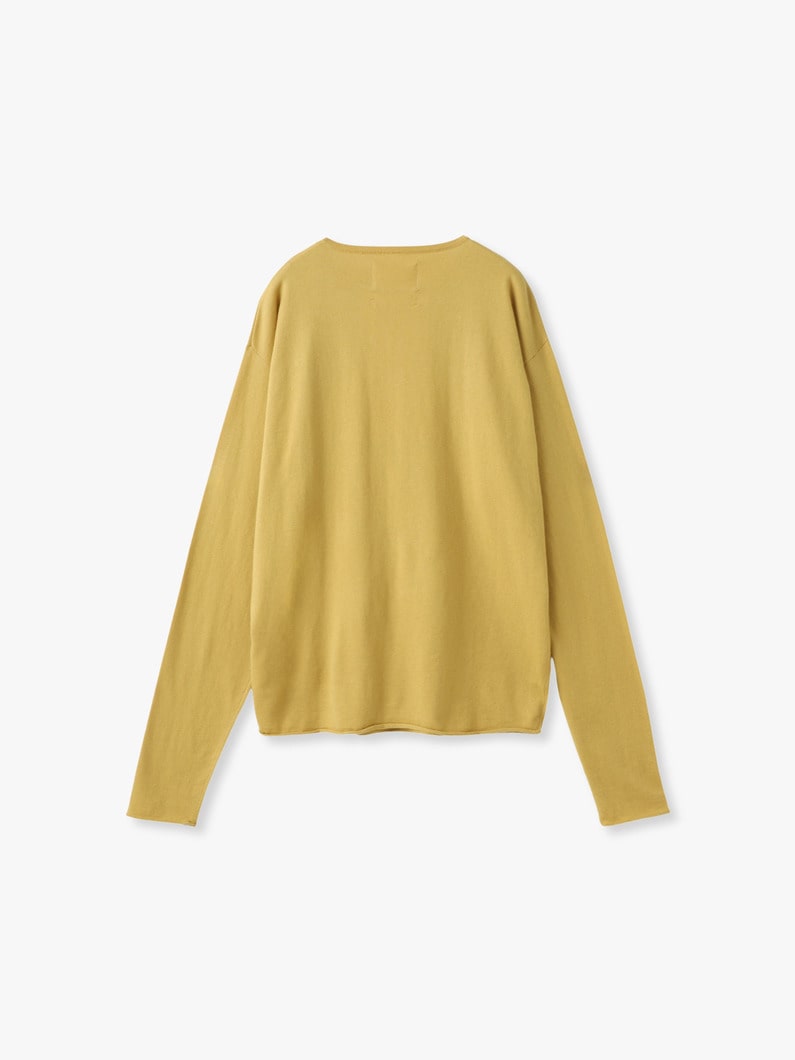 アリーズ コットンカシミア プルオーバー 詳細画像 white 1