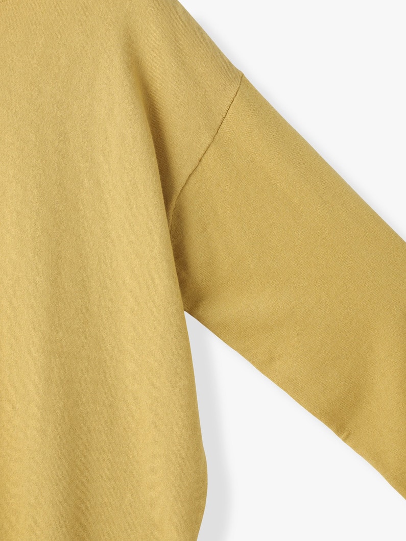 アリーズ コットンカシミア プルオーバー 詳細画像 white 2