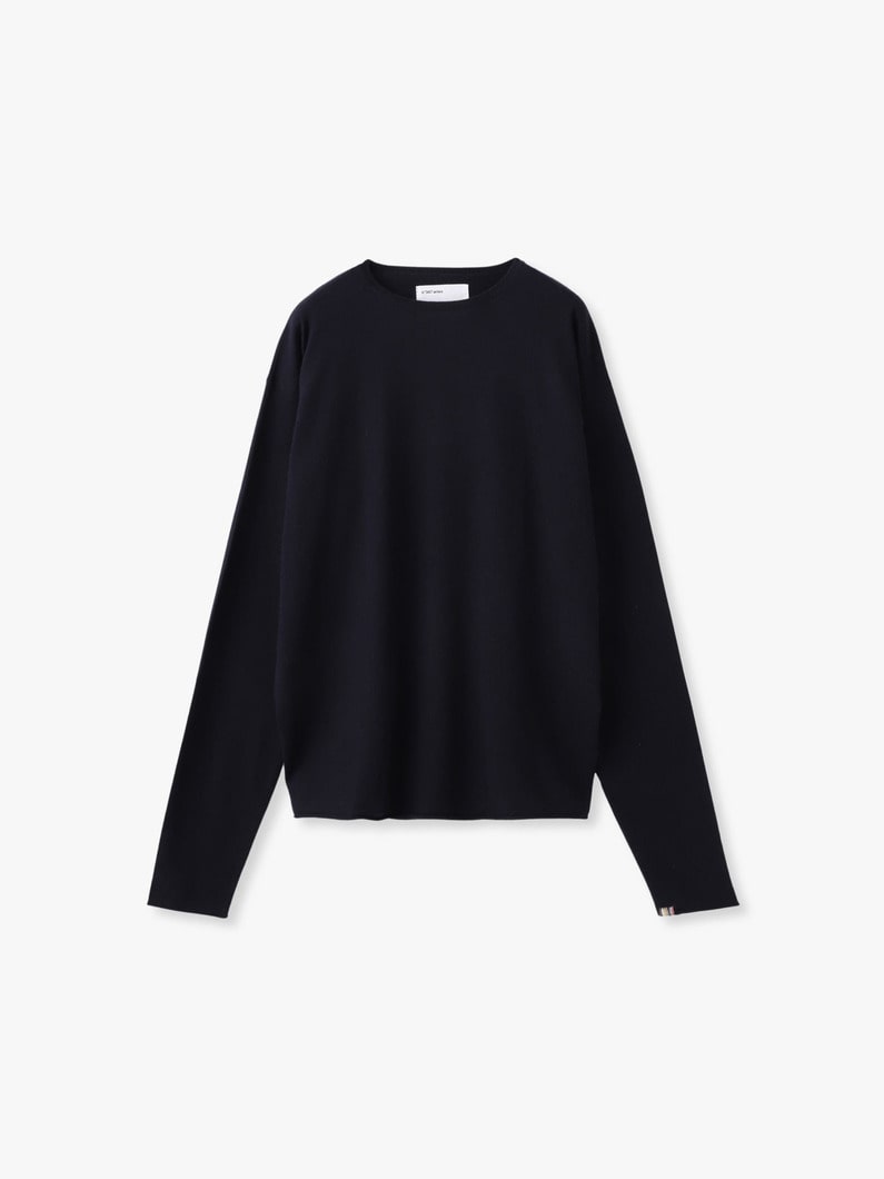 アリーズ コットンカシミア プルオーバー 詳細画像 navy 3