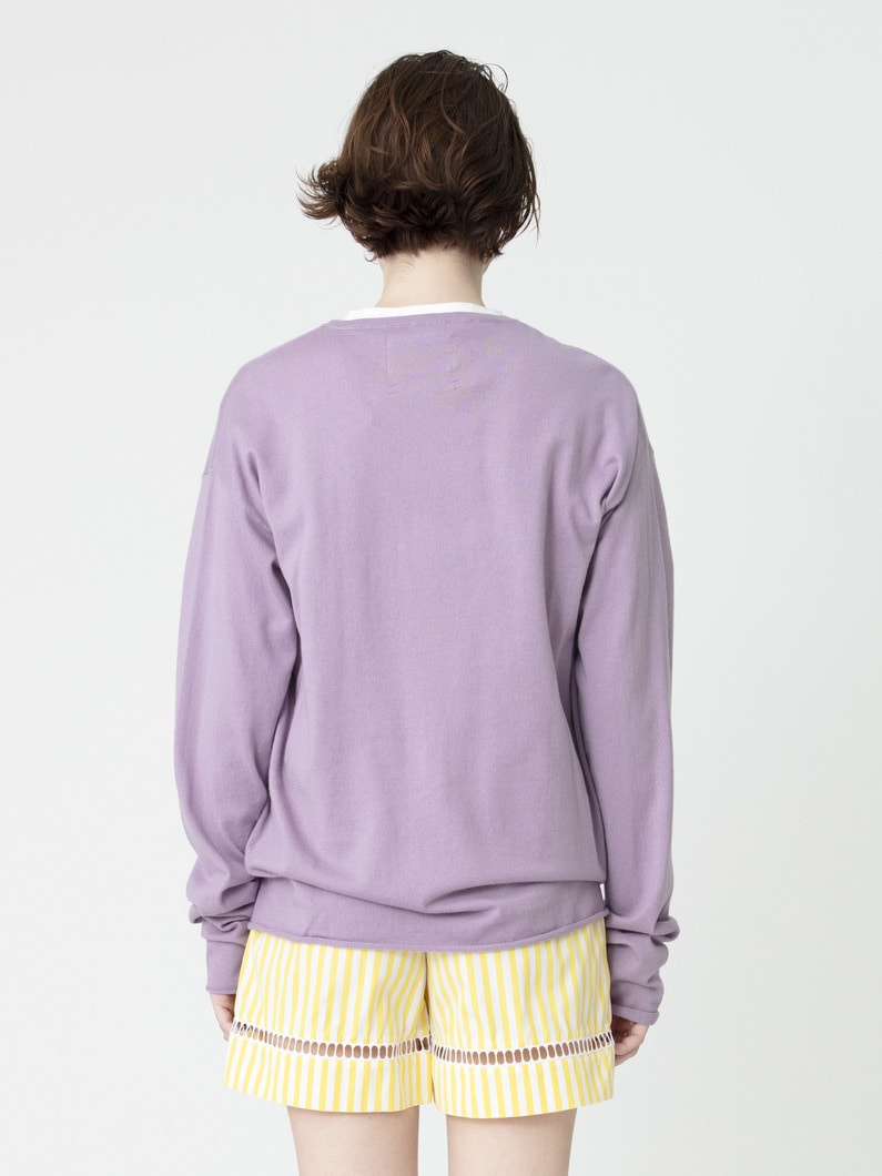 アリーズ コットンカシミア プルオーバー 詳細画像 lavender 2