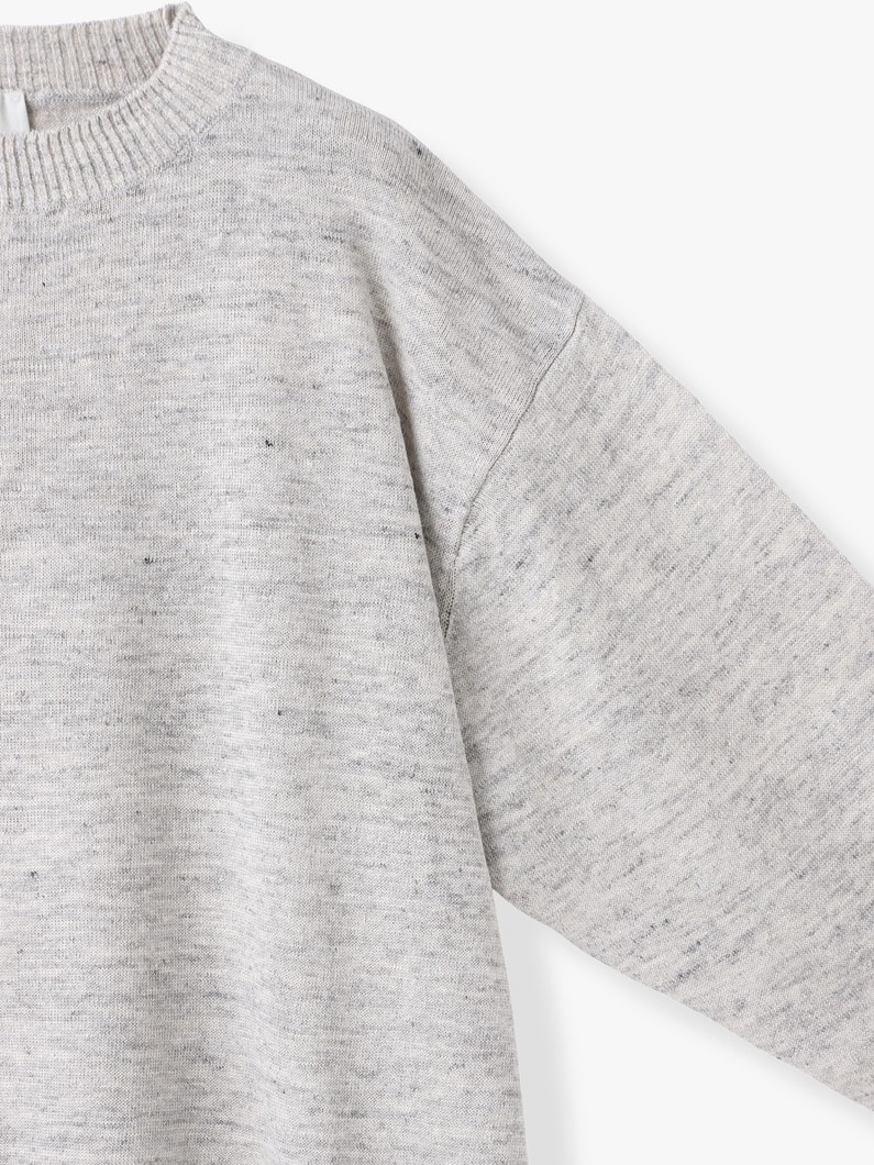 リネン スウェット トップ 詳細画像 white 2