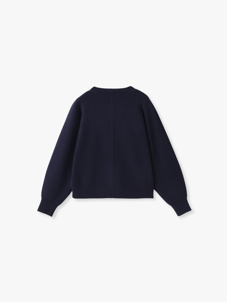ハイゲージカシミア クルーネック ニットプルオーバー 詳細画像 navy 1