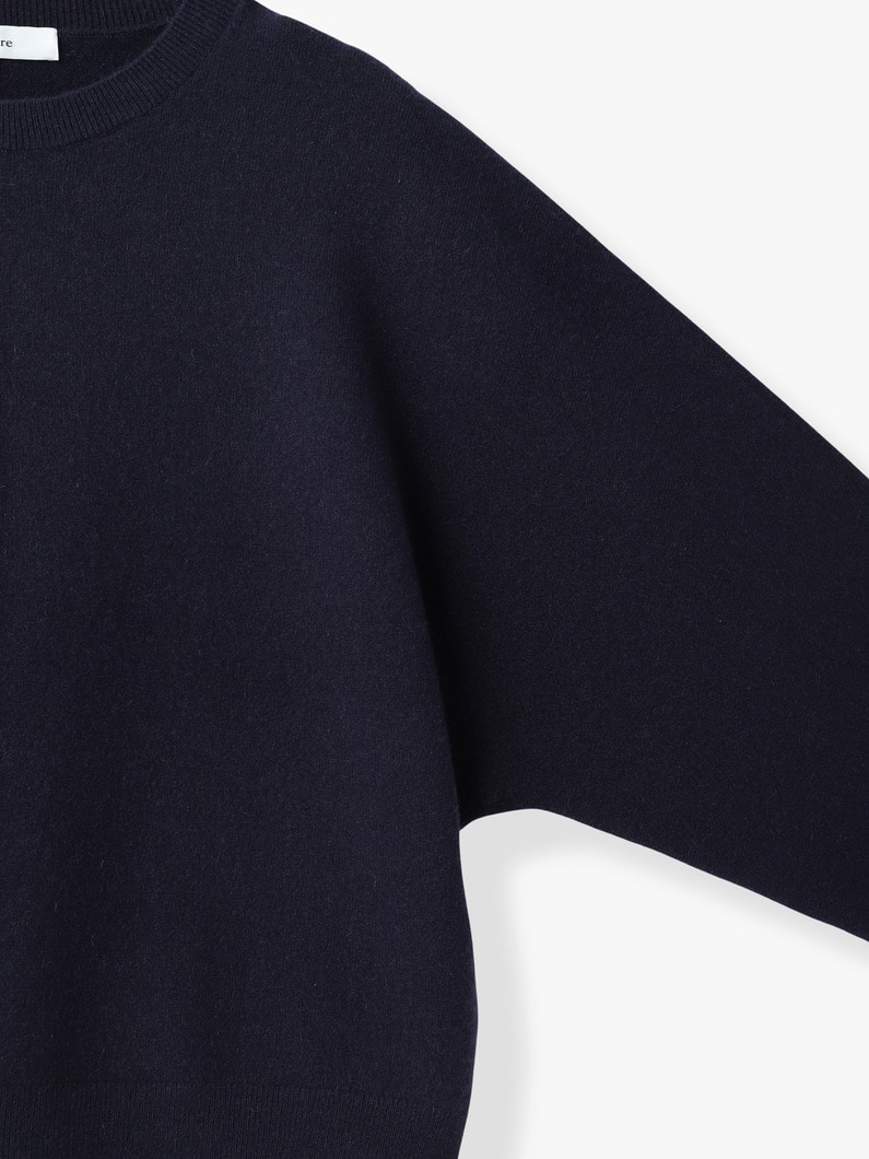 ハイゲージカシミア クルーネック ニットプルオーバー 詳細画像 navy 2