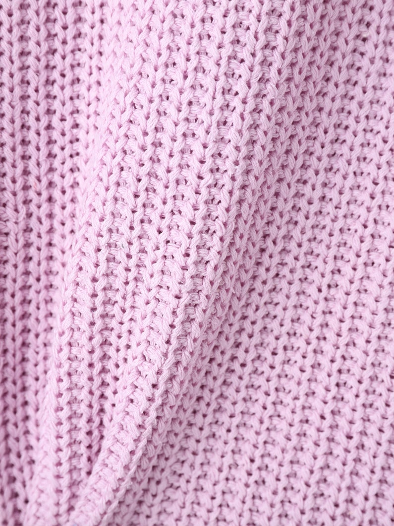 シルク ギマ ニット カーディガン 詳細画像 white 3