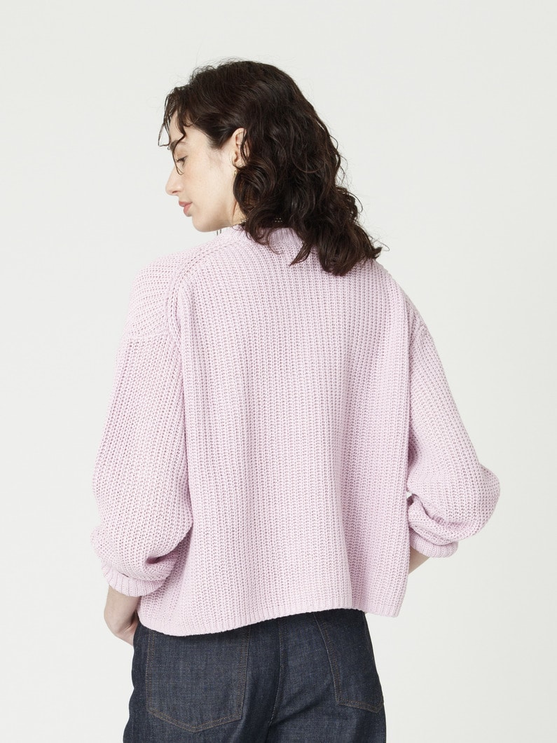 シルク ギマ ニット プルオーバー 詳細画像 pink 2