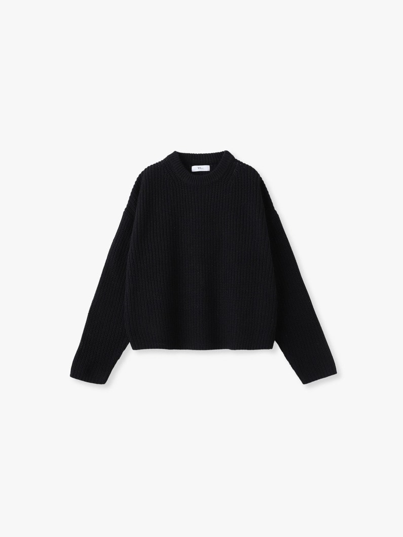 シルク ギマ ニット カーディガン 詳細画像 black 3