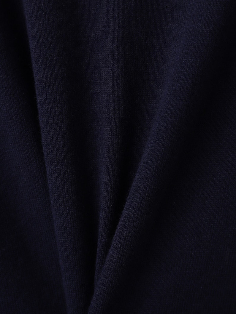 カムデン コットン カシミア ニット プルオーバー 詳細画像 navy 3