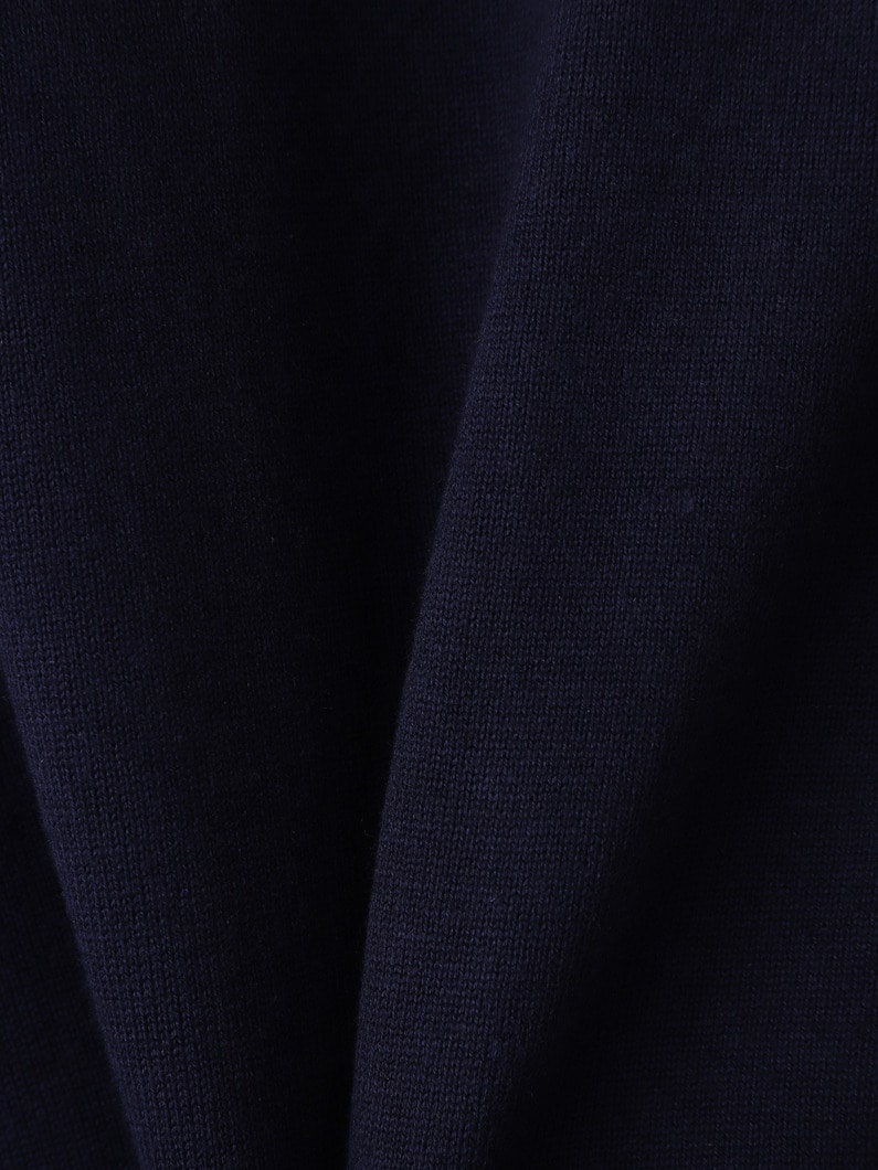ダコタ コットン カシミア ニット カーディガン 詳細画像 navy 3