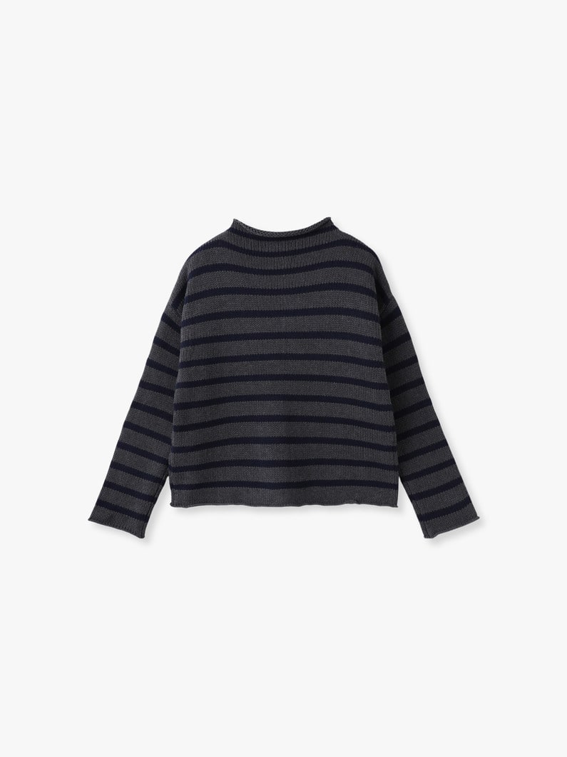 ラミス ストライプ コットンニット プルオーバー 詳細画像 multi 1