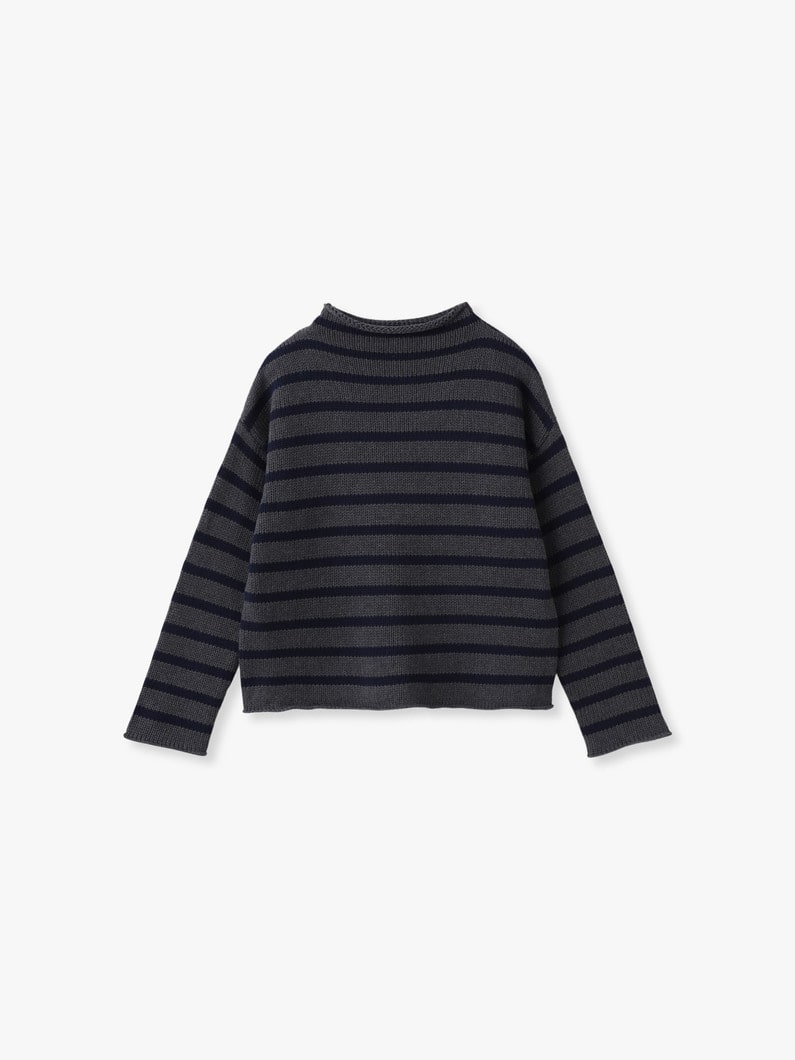 ラミス ストライプ コットンニット プルオーバー 詳細画像 multi 1